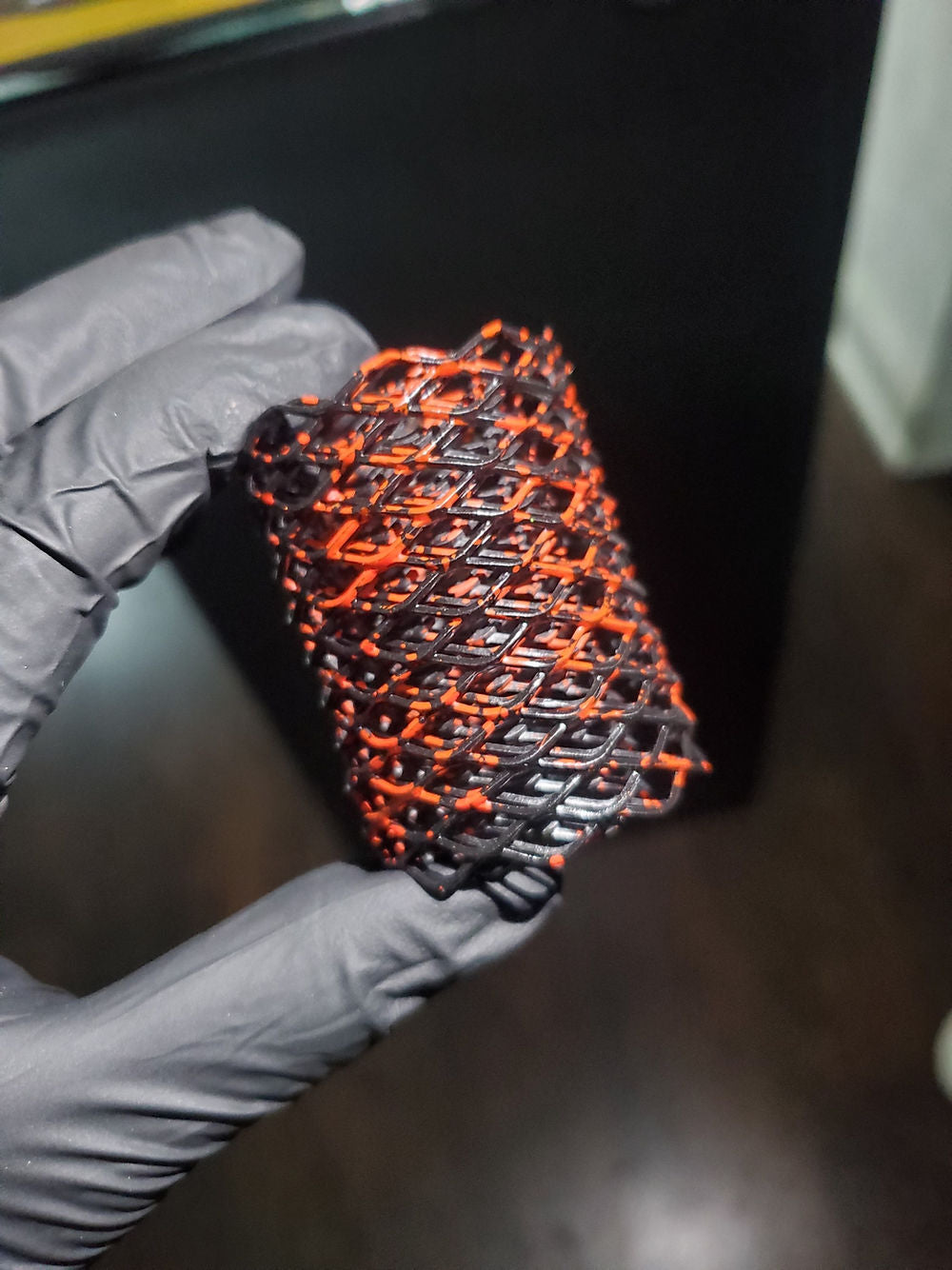 Orange & Black Heat Cage