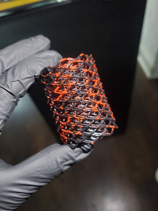 Orange & Black Heat Cage